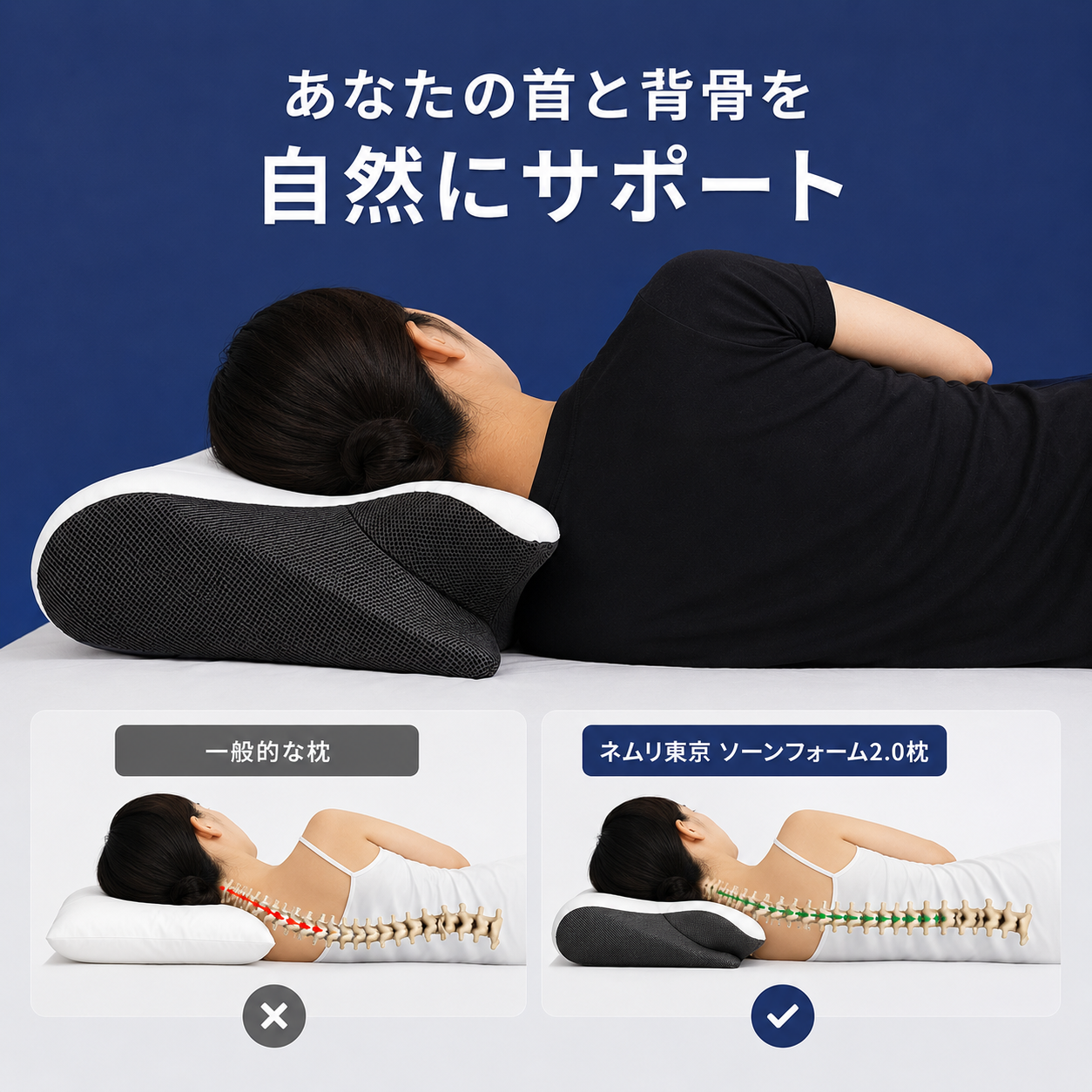 ネムリ 2.0：朝まで快適な眠りを